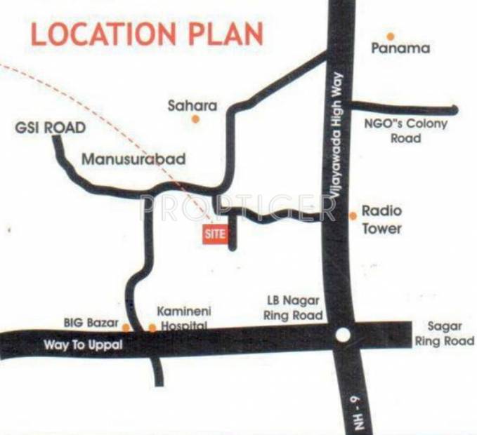 mdvr palace Location Plan