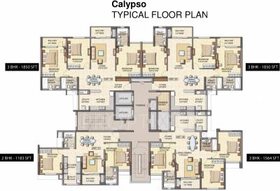 Images for Cluster Plan of Salarpuria Sattva Cadenza