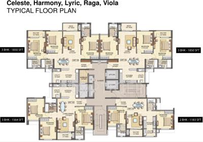 Images for Cluster Plan of Salarpuria Sattva Cadenza