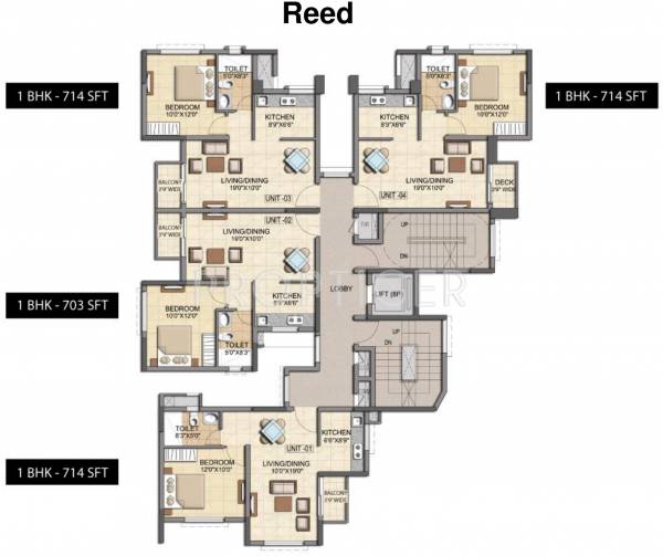 Images for Cluster Plan of Salarpuria Sattva Cadenza
