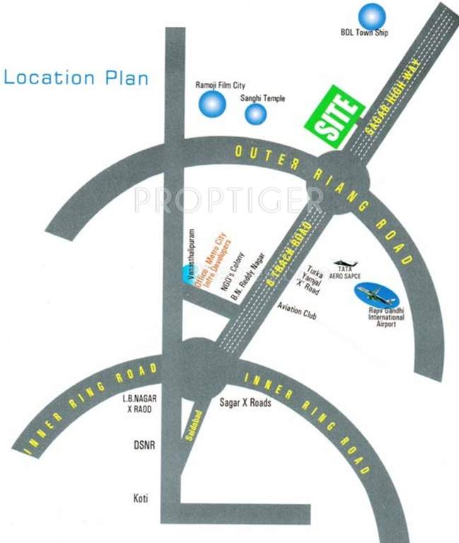  villas plots Images for Location Plan of Metro Villas Plots
