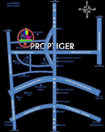 Images for Location Plan of Kanakadhara Peacock Hills