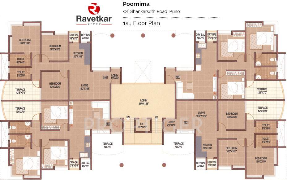 Images for Cluster Plan of Ravetkar Poornima