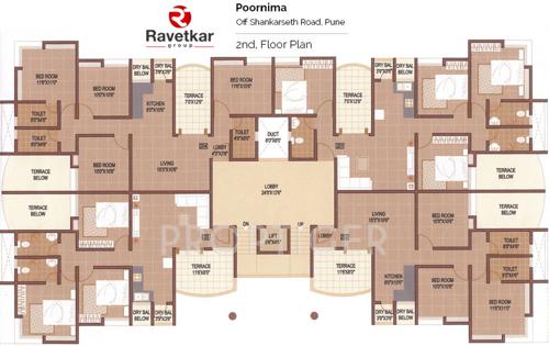 Images for Cluster Plan of Ravetkar Poornima