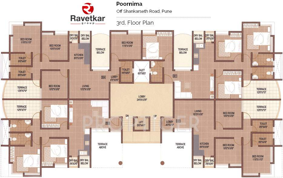 Images for Cluster Plan of Ravetkar Poornima