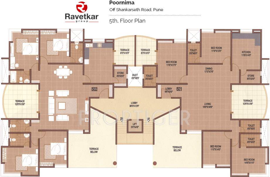 Images for Cluster Plan of Ravetkar Poornima