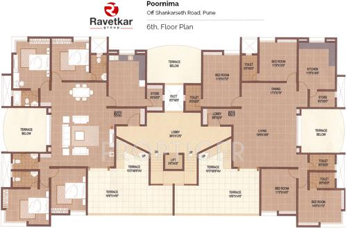 Images for Cluster Plan of Ravetkar Poornima