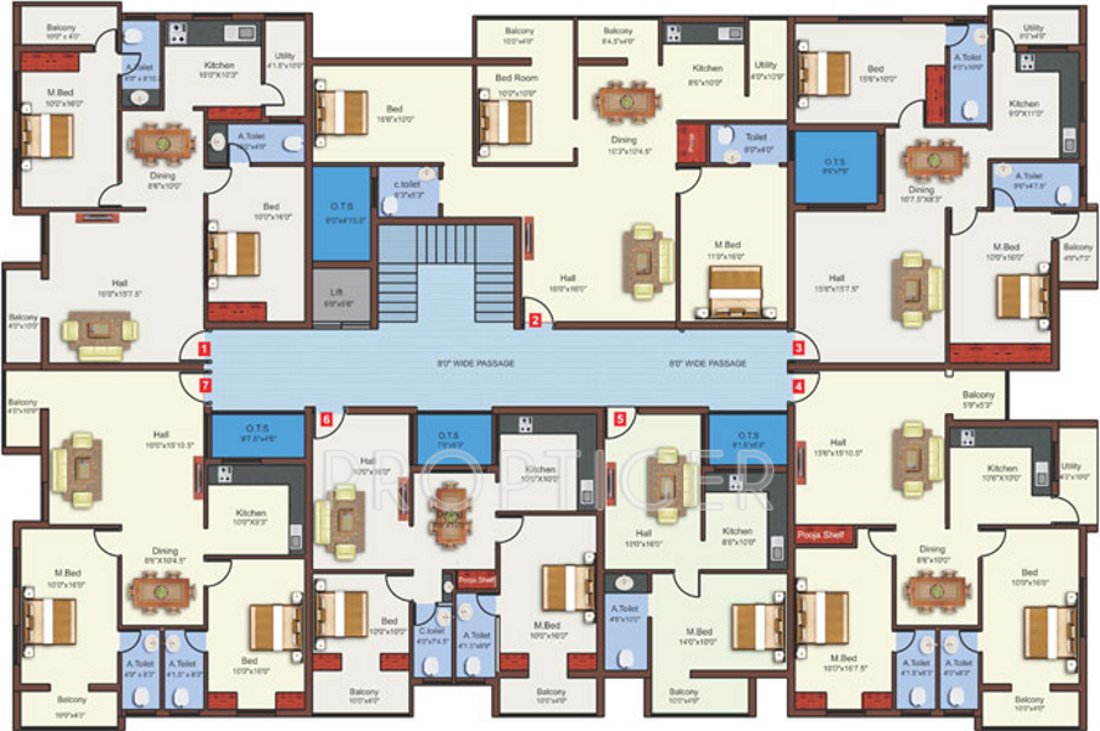 Images for Cluster Plan of Sri Hillcrest