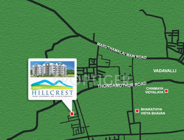 Images for Location Plan of Sri Hillcrest Images for Location Plan of Sri Hillcrest