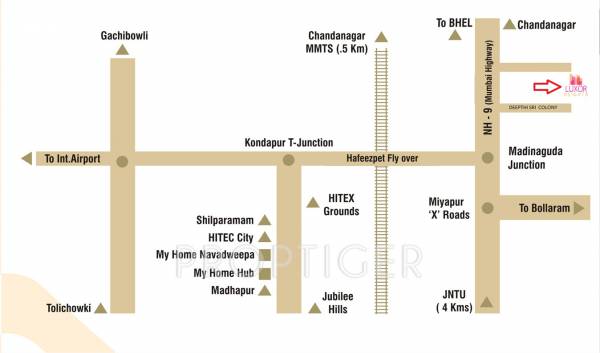 Location Plan luxor-heights Location Plan