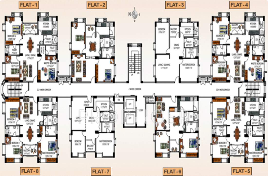Images for Cluster Plan of L And T Serene County