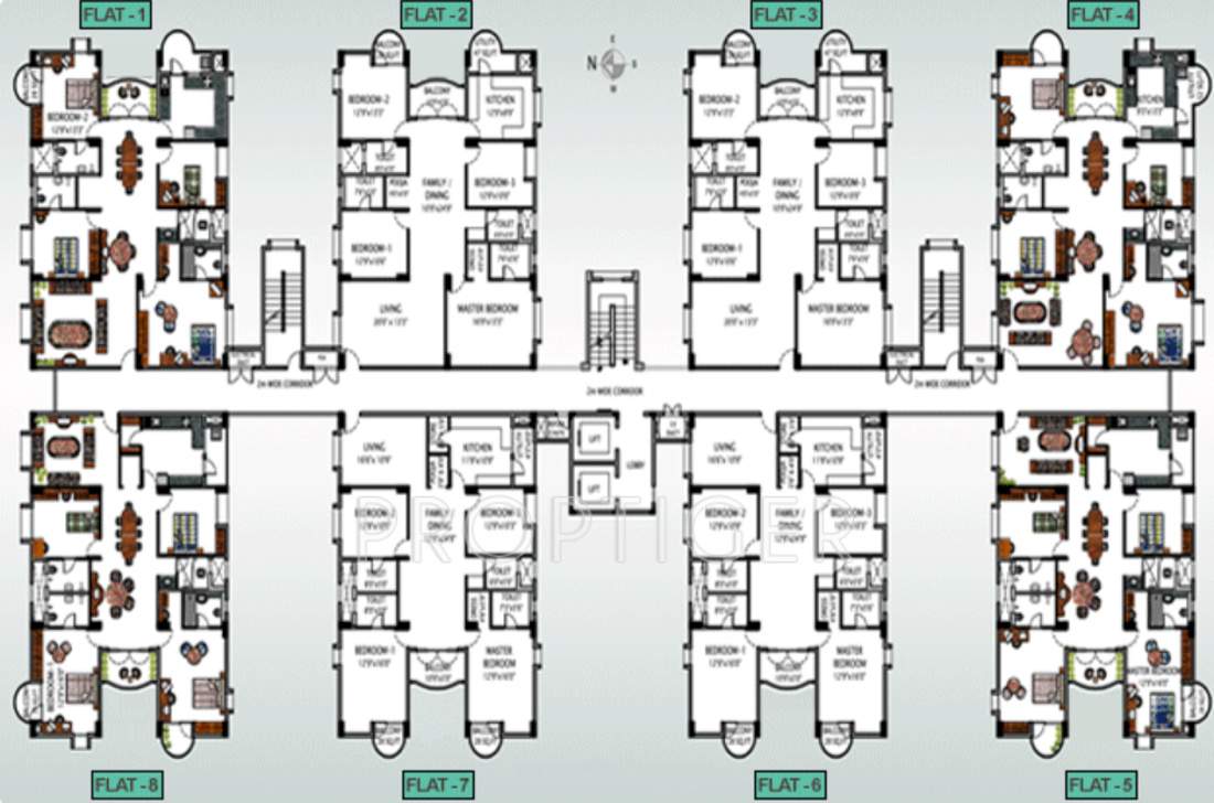 Images for Cluster Plan of L And T Serene County