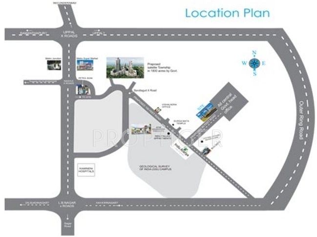 Images for Location Plan of Mansani Thirumala Residency