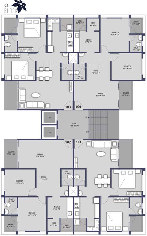  flora Images for Cluster Plan of ICB Flora