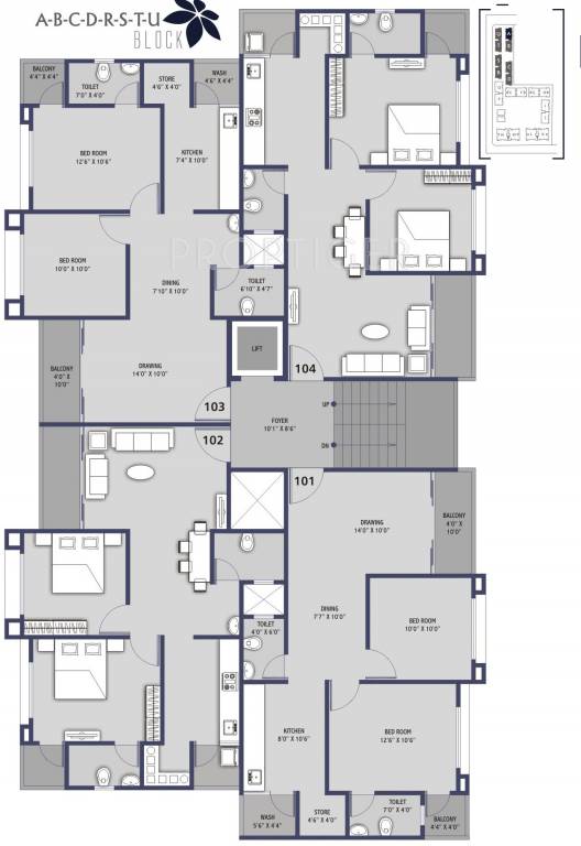  flora Images for Cluster Plan of ICB Flora