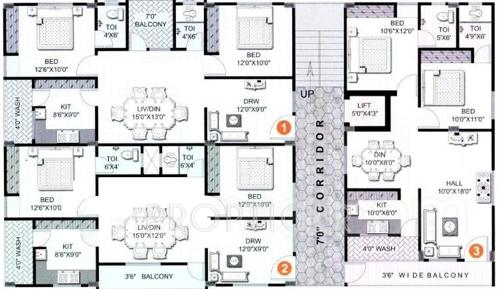 Images for Cluster Plan of Naga Venkata Lakshmi Nilayam