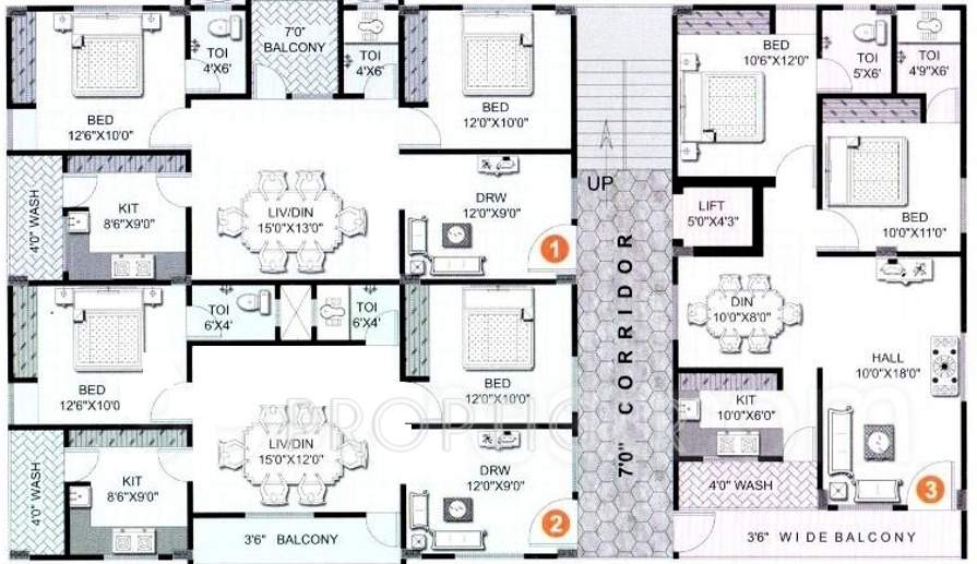 Images for Cluster Plan of Naga Venkata Lakshmi Nilayam