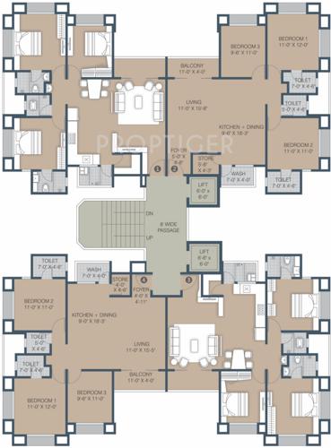 Images for Cluster Plan of Sangini Gardenia gardenia Images for Cluster Plan of Sangini Gardenia