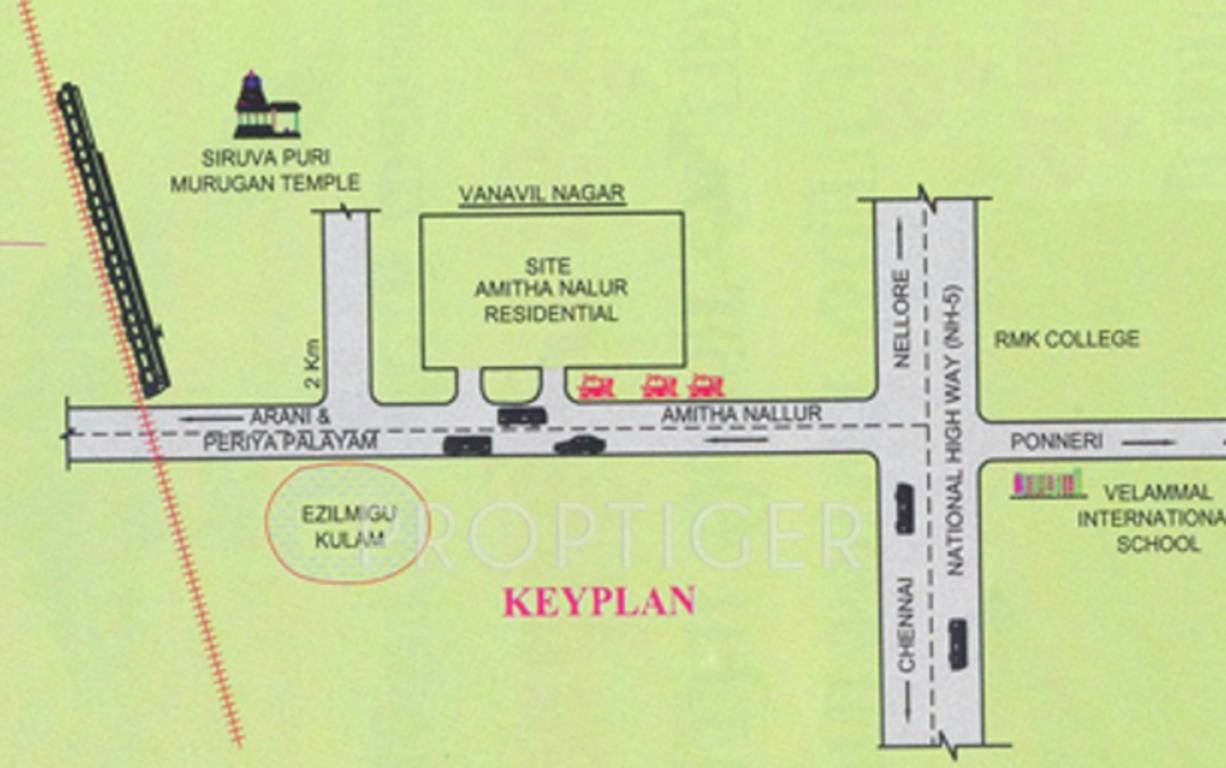 Images for Location Plan of Rainbow Vanavil Nagar I