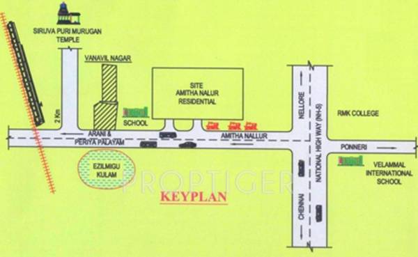 Images for Location Plan of Rainbow Vanavil Nagar II