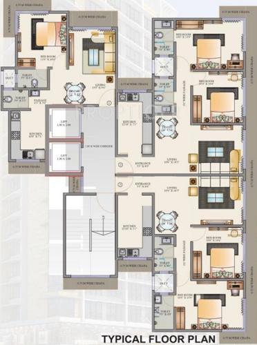 Images for Cluster Plan of Kaustubh Sun And Moon Chs Ltd Bldg No 12 And 13