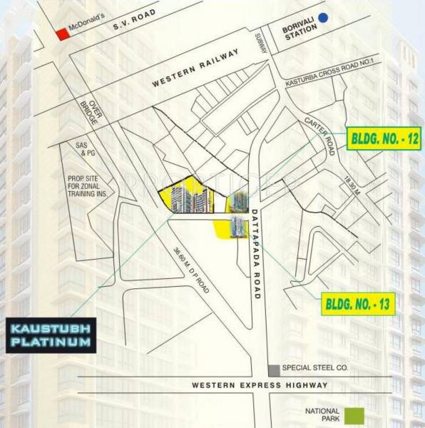 Images for Location Plan of Kaustubh Sun And Moon Chs Ltd Bldg No 12 And 13