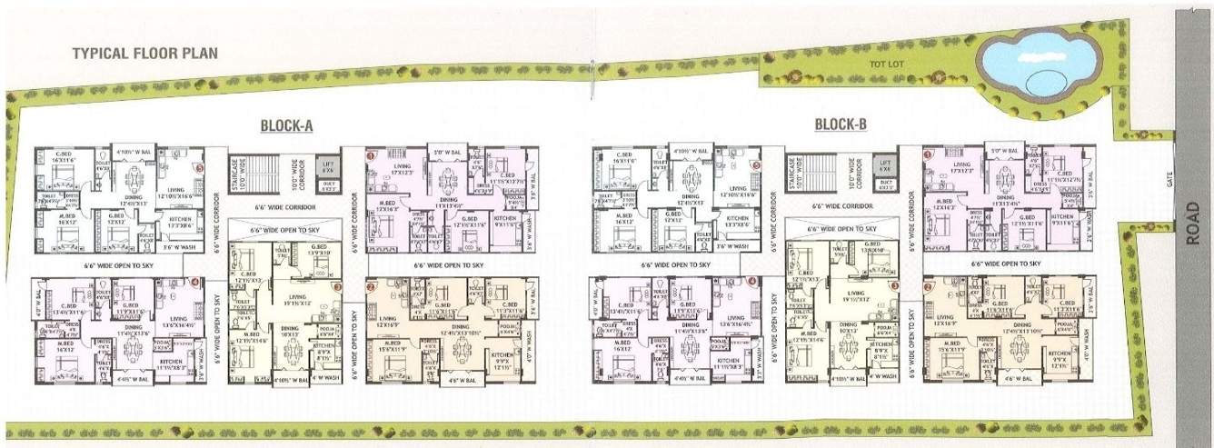heights Images for Cluster Plan of Vivekananda Heights