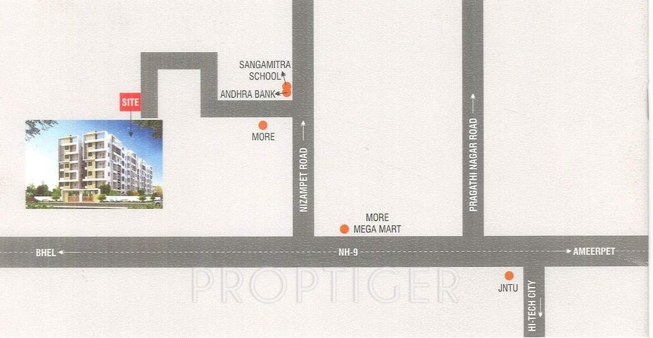heights Images for Location Plan of Vivekananda Heights