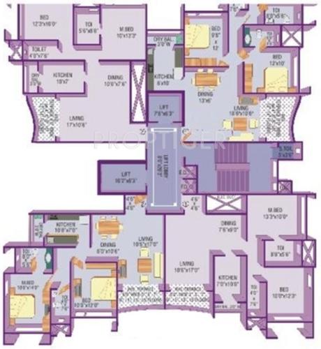  zeneeth Images for Cluster Plan of Puraniks Builders Zeneeth