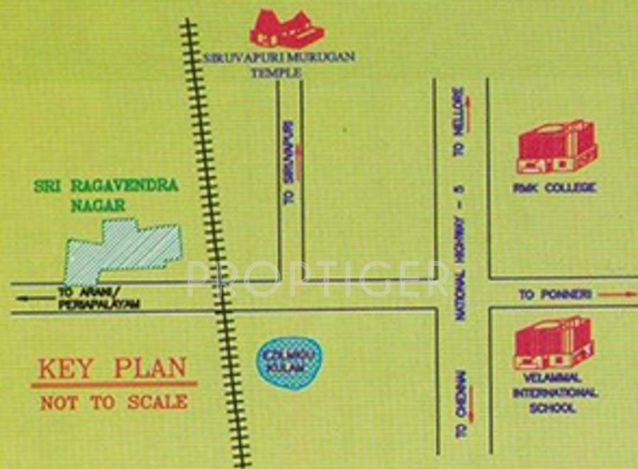 Images for Location Plan of Rainbow Sri Ragavendra Nagar