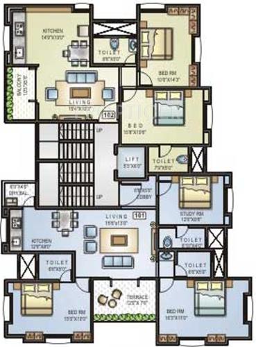 Images for Cluster Plan of Shreeraj Realtors One