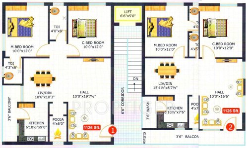 Images for Cluster Plan of SpaceVision Ramya Heights