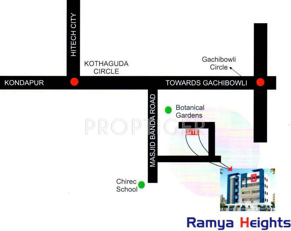 Images for Location Plan of SpaceVision Ramya Heights