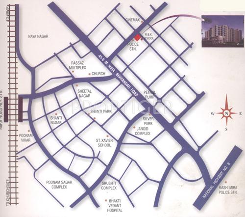 Images for Location Plan of Kanakia Spaces Realty Iraisa Apartments