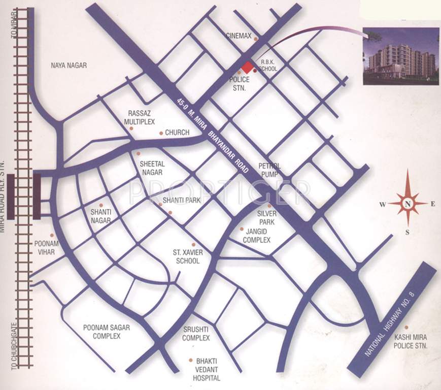 Images for Location Plan of Kanakia Spaces Realty Iraisa Apartments