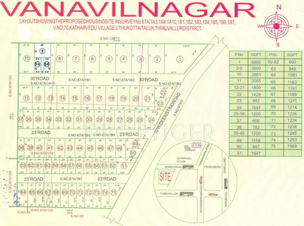 Images for Layout Plan of Rainbow Vanavil Nagar I