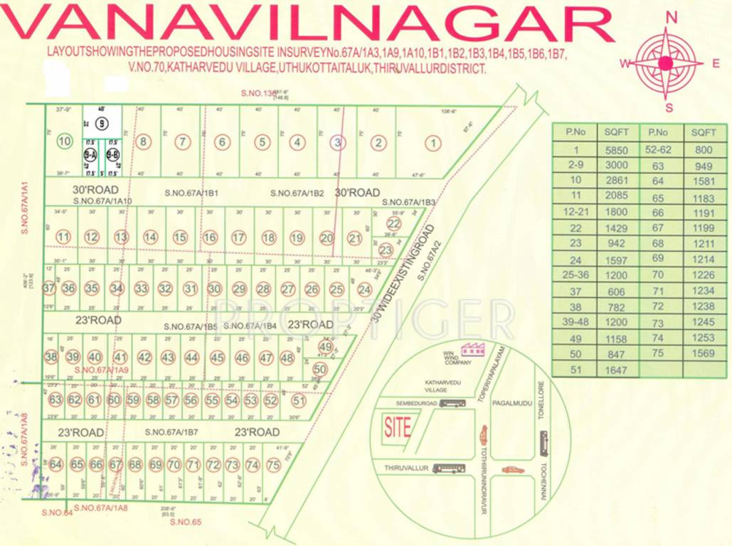 Images for Layout Plan of Rainbow Vanavil Nagar I