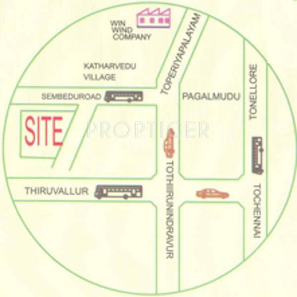 Images for Location Plan of Rainbow Vanavil Nagar I