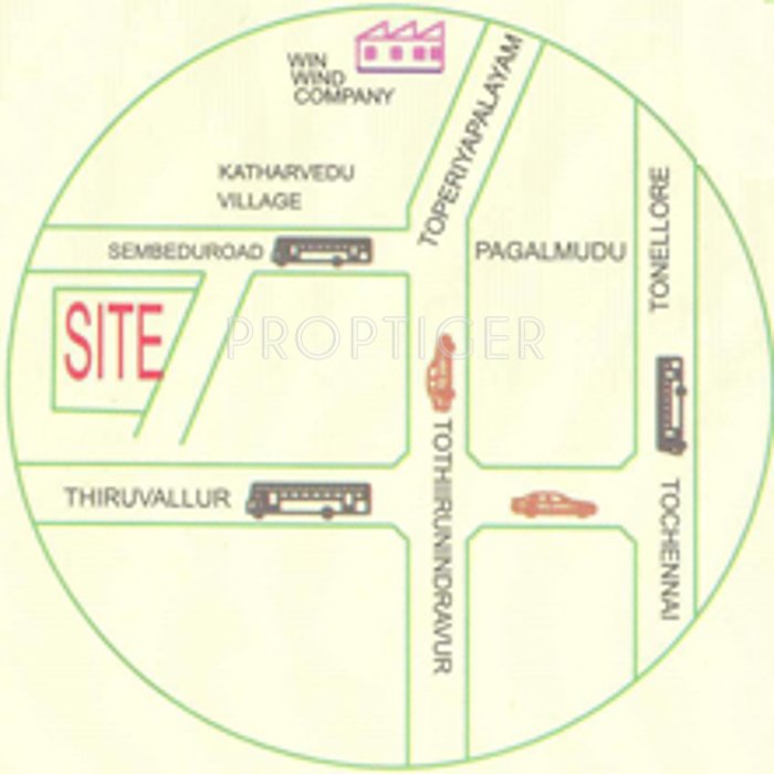 Images for Location Plan of Rainbow Vanavil Nagar I