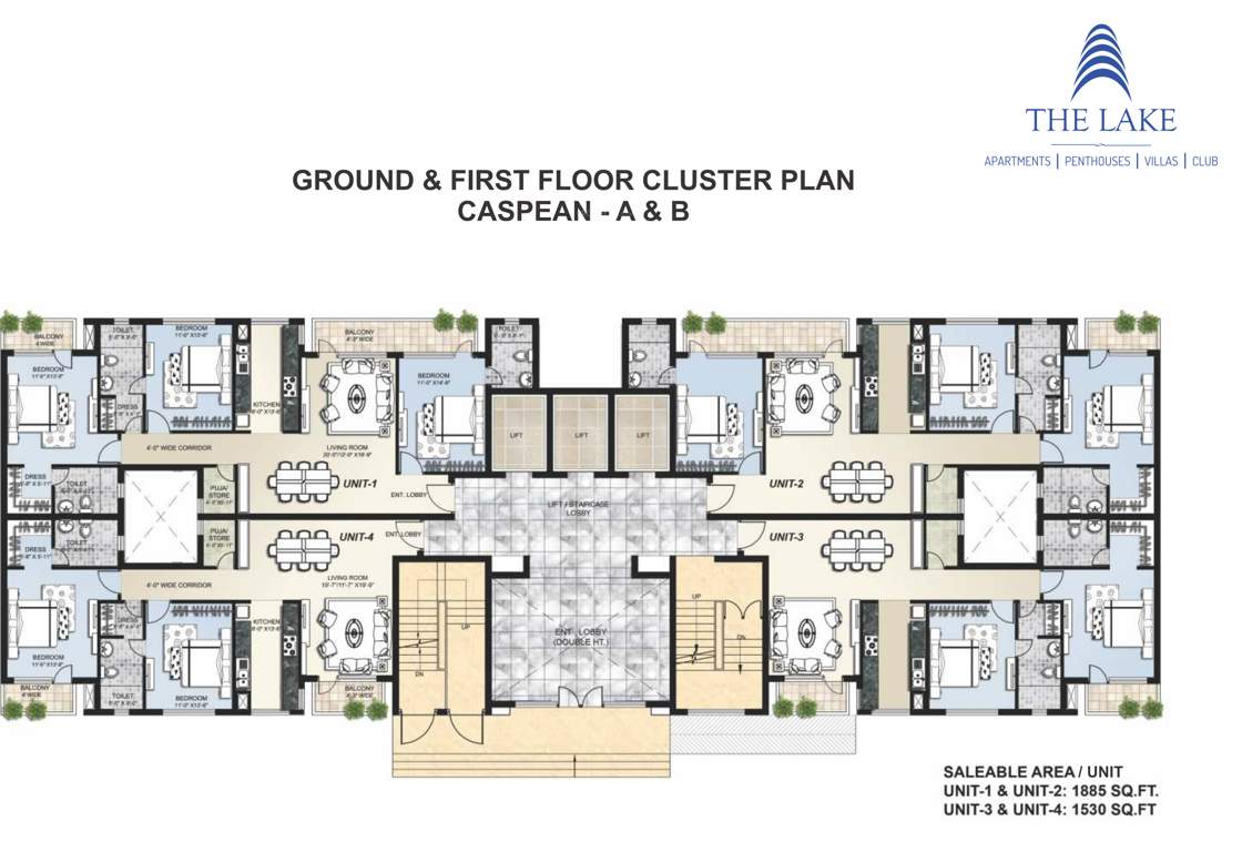 Images for Cluster Plan of Omaxe The Lake