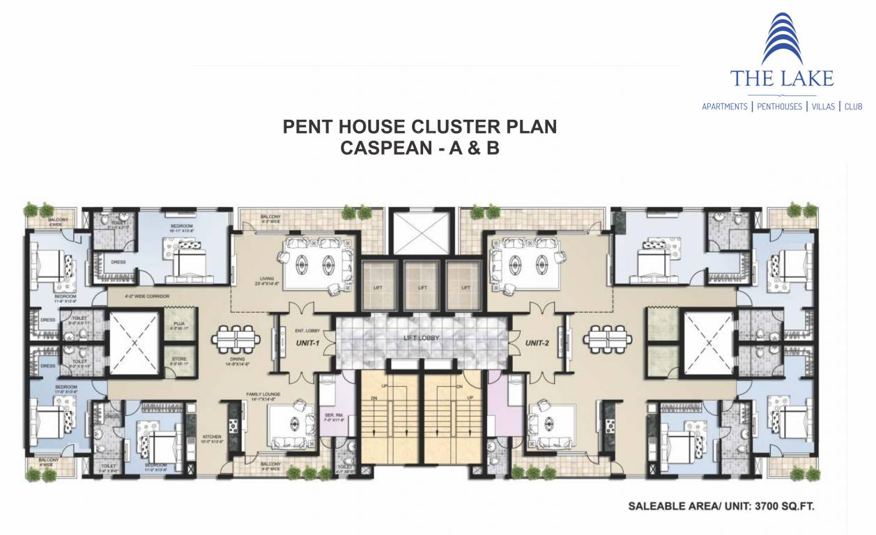 Images for Cluster Plan of Omaxe The Lake