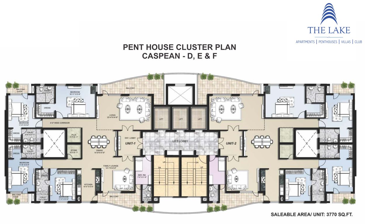 Images for Cluster Plan of Omaxe The Lake