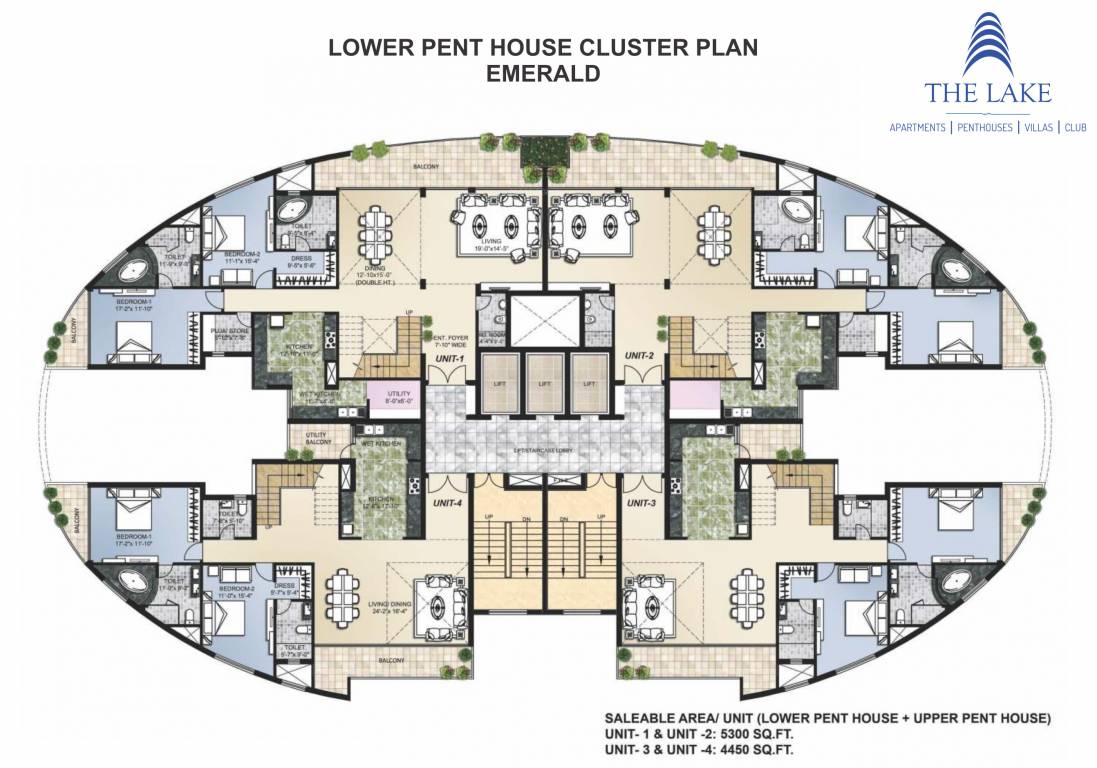 Images for Cluster Plan of Omaxe The Lake