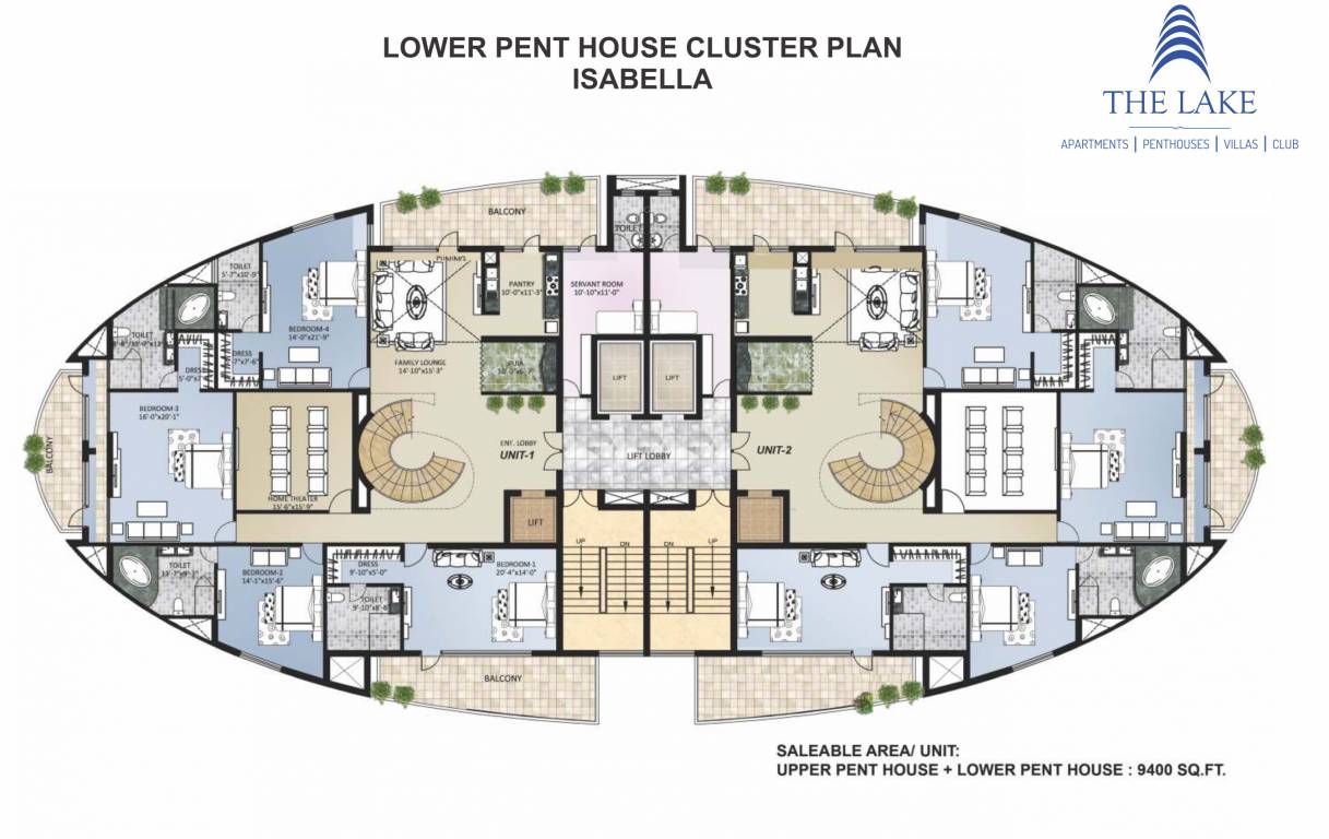 Images for Cluster Plan of Omaxe The Lake