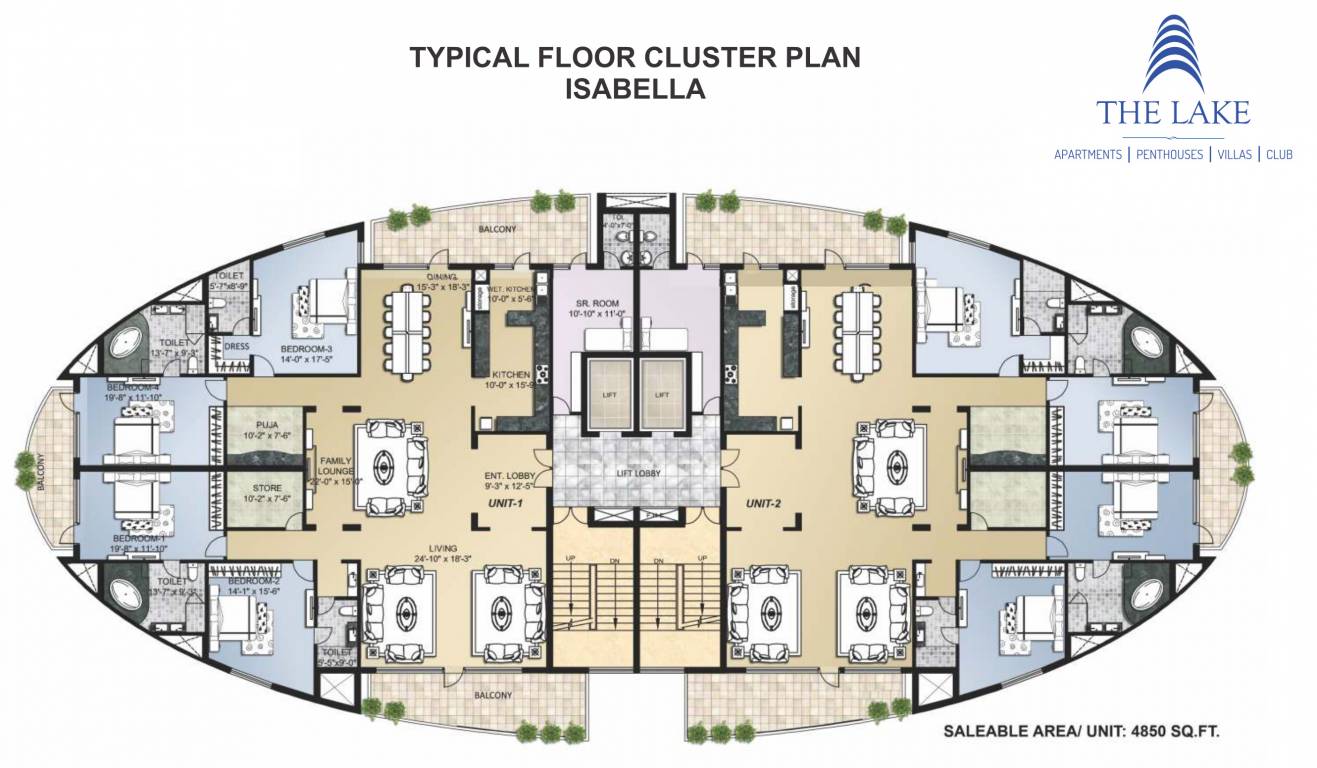 Images for Cluster Plan of Omaxe The Lake