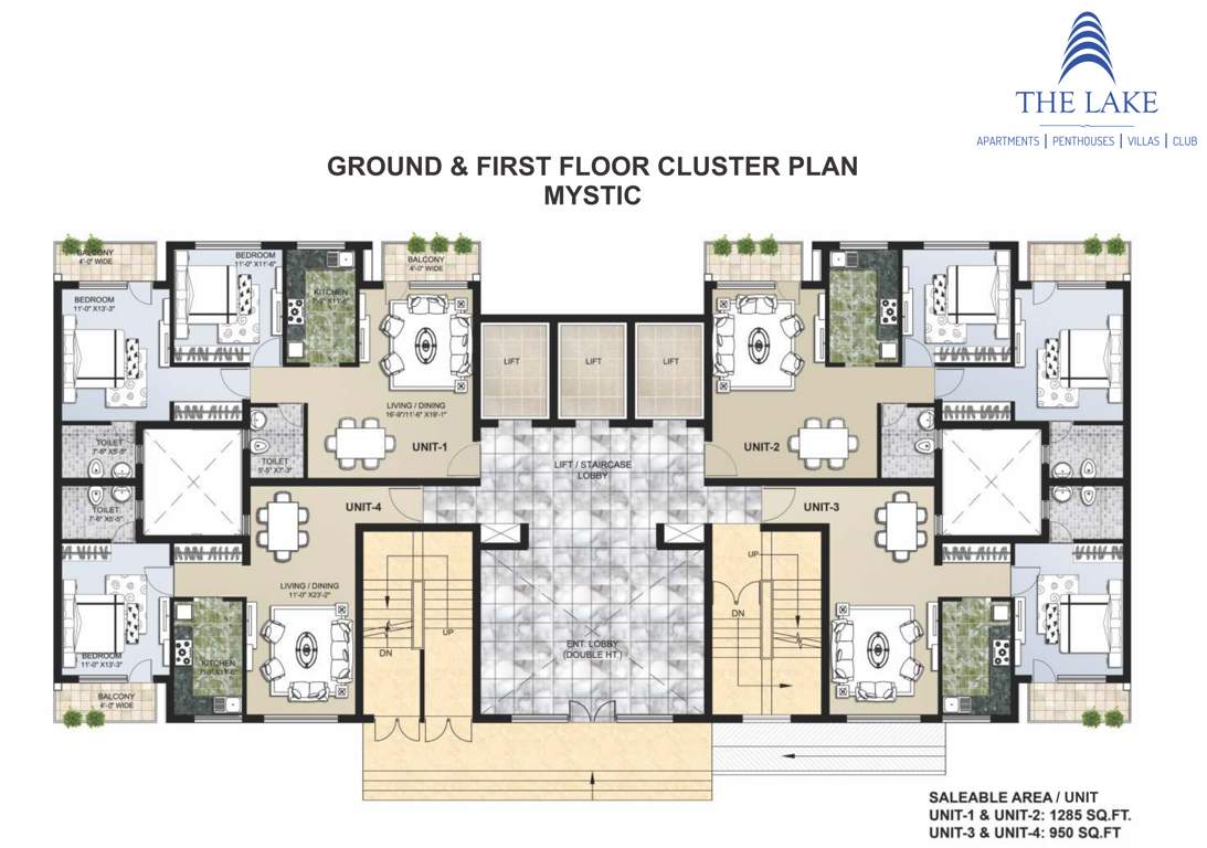 Images for Cluster Plan of Omaxe The Lake