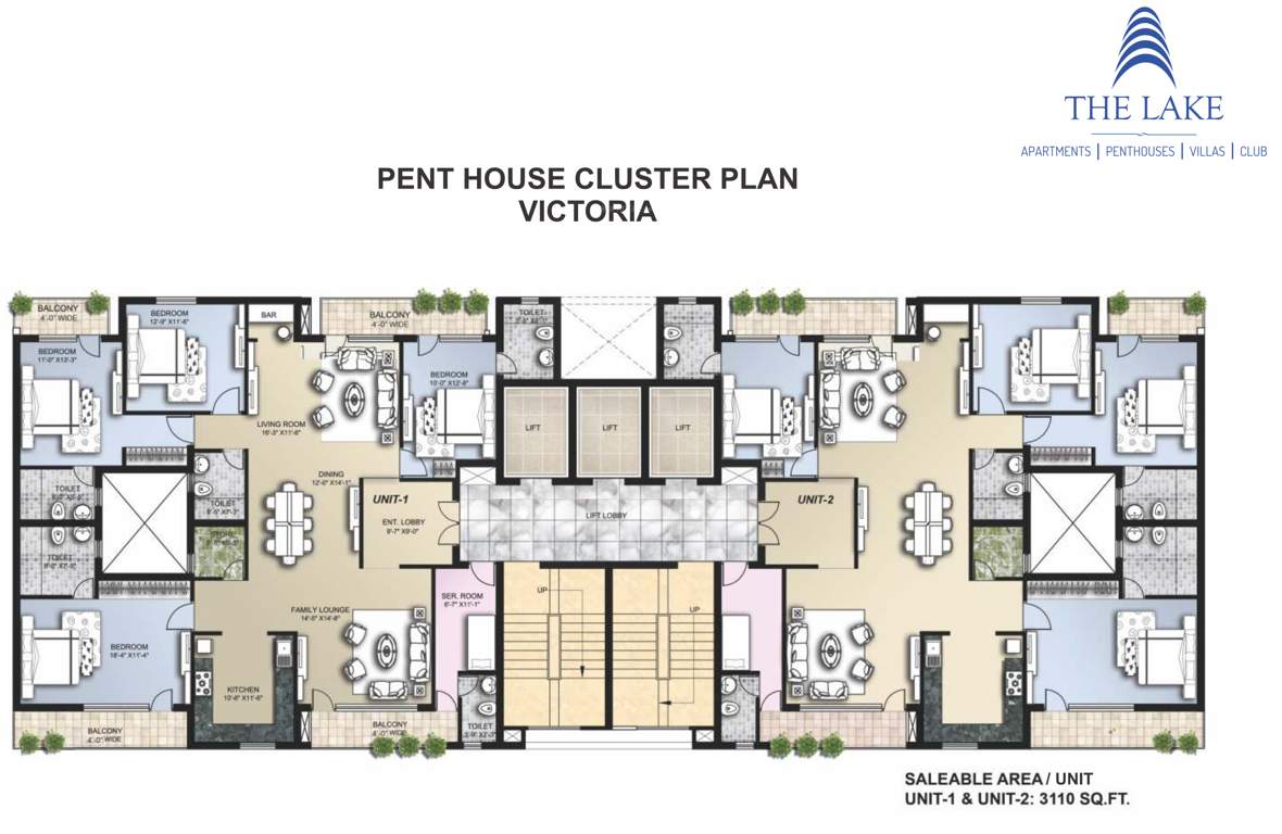Images for Cluster Plan of Omaxe The Lake