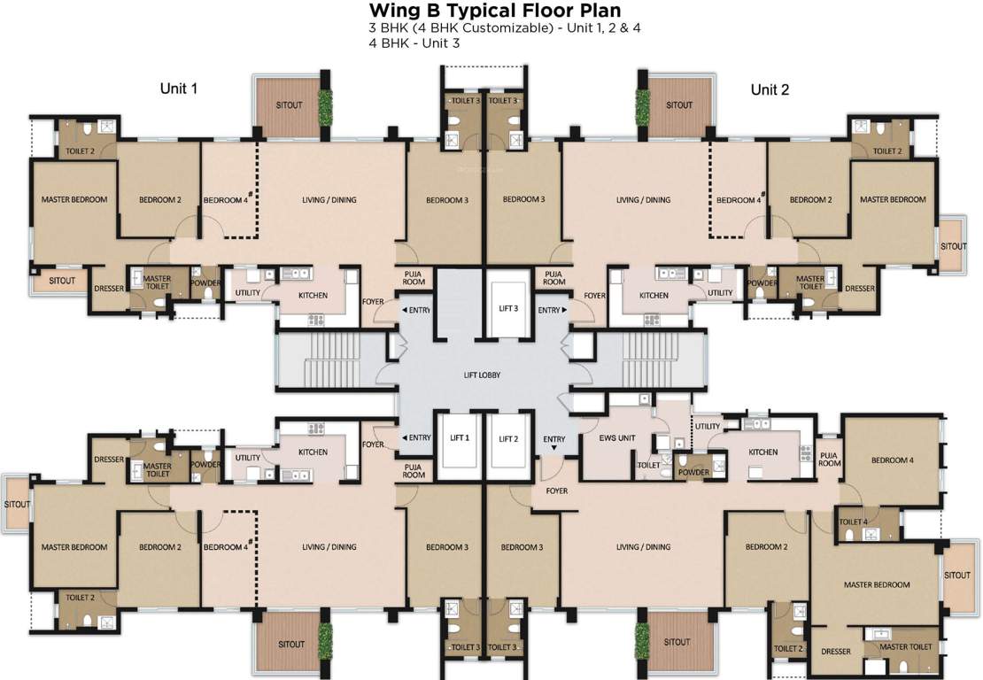  windchimes Images for Cluster Plan of Mahindra Windchimes