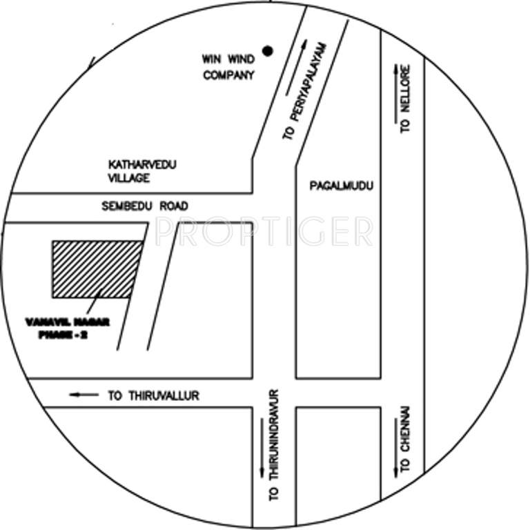 Images for Location Plan of Rainbow Vanavil Nagar II