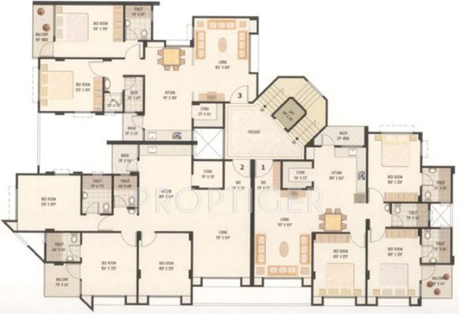 Images for Cluster Plan of Sangini Bhulabhai Park